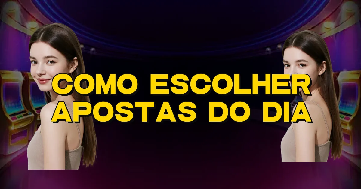 Como Escolher Apostas Do Dia Oficial