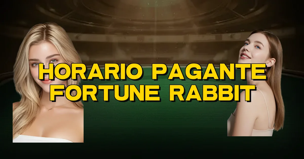 Horario Pagante Fortune Rabbit Oficial