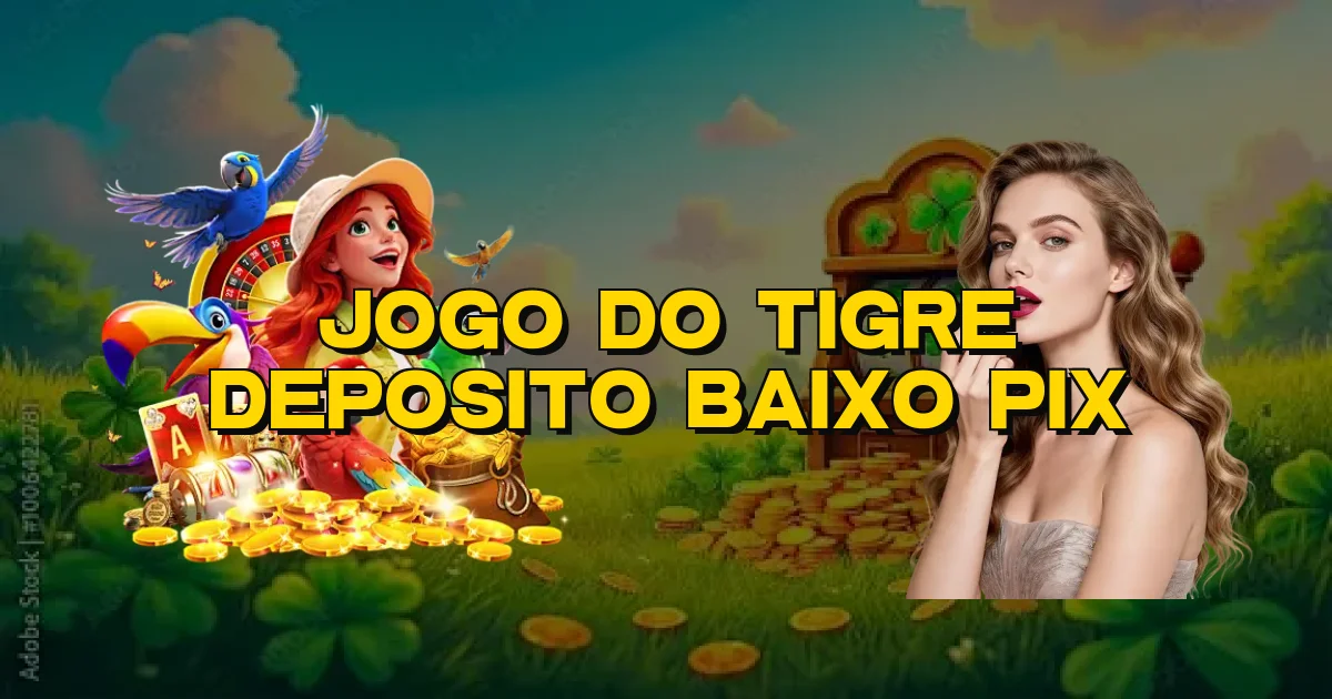 Jogo Do Tigre Deposito Baixo Pix Oficial